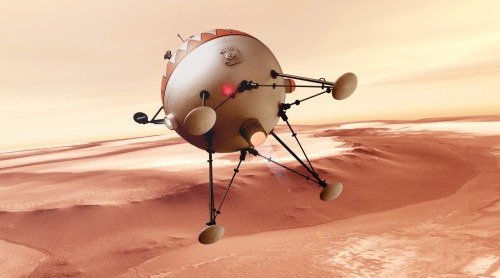 Weston Spacecraft over Mars