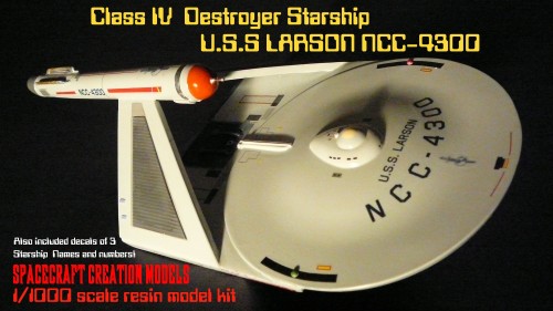 USS Larson destroyer box art