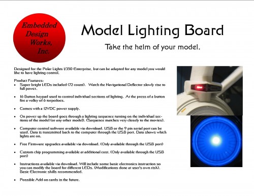 Model Lighting Board Manual Cover Art