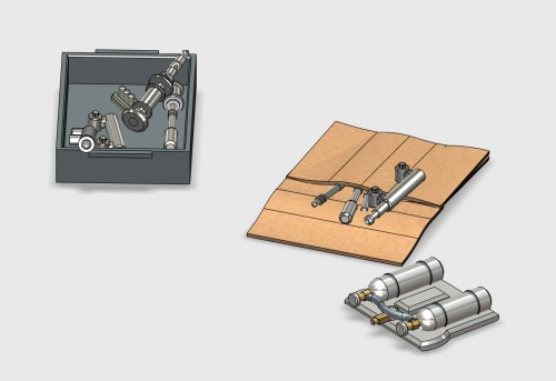 MILLENNIUM FALCON DEAGO HALL BITS 4 TOOLS