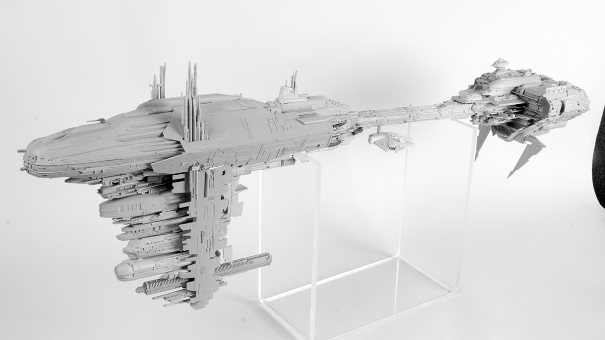 Star Wars EF76 Nebulon-B escort frigate resin model kit 1/2700